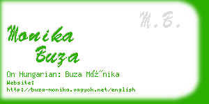 monika buza business card